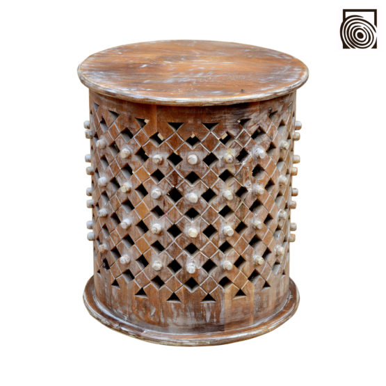CARVED STOOL