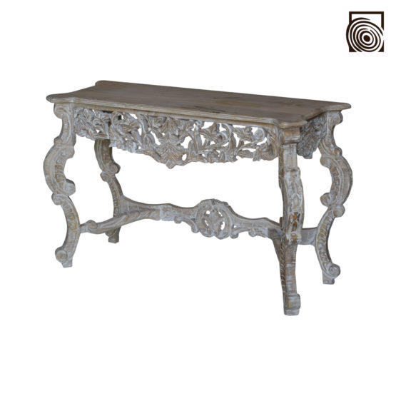 HAND CARVED CONSOLE TABLE